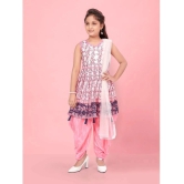 Aarika Pink Silk Girls Patiala Kurta Set ( Pack of 1 ) - None