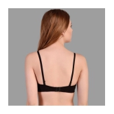 Desiprime - Black Cotton Heavily Padded Womens Everyday Bra ( Pack of 1 ) - None