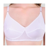 TCG - White Cotton Non Padded Womens Everyday Bra ( Pack of 3 ) - None