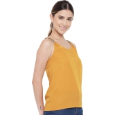 ALL WAYS YOU Women Top Crepe fabric  Yellow XS