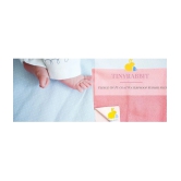 tinyrabbit Pink Laminated Waterproof Sheet ( 70 cm × 100 cm - 1 pcs ) - Medium - upto 120 cm length