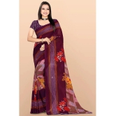 LEELAVATI - Pink Georgette Saree With Blouse Piece ( Pack of 1 ) - Pink