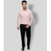 DESHBANDHU DBK - Peach Cotton Regular Fit Mens Formal Shirt (Pack of 1) - None