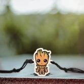 Wooden Rakhi | Groot Chibi