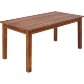 Teak Wood 4 Seater Dining Set  (Finish Color - Honey)-Brown