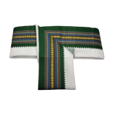 Akhil - Cotton Green Embroidered Bath Towel ( Pack of 1 ) - Green