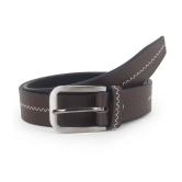 Zacharias Boys Synthetic Leather Belt for kids (Pack of 1) (kb-20_Black) (6-10 Years) - None