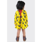 Girl Yellow Cow Dress 2Y