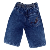 Cremlin Clothing - Indigo Cotton Blend Boys Bermudas ( Pack of 1 ) - None