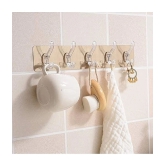 Gkboss Wall Hanger Hooks Self Adhesive Magic Sticker for Bathroom and Kitchen