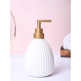 White Purity Soap Dispenser - Cylindrical Shape