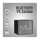 Macjack Wave 120 3 W Bluetooth Speaker Bluetooth v5.0 with Call function,3D Bass Playback Time 10 hrs Black - Black