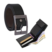 Loopa - PU Mens Belts Wallets Set ( Pack of 1 ) - None