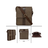 Walrus Brown Solid Messenger Bag - Brown