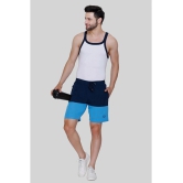 LEEBONEE Blue Polyester Mens Shorts ( Pack of 1 ) - None