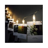 YUTIRITI  20 LED Photo Clip String Home Lights for Hanging Photos Cards Memos Home Office Bedroom Decoration (Warm)