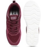 Action - Burgundy Womens Running Shoes - None