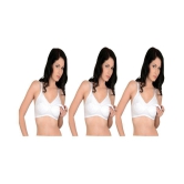 Softskin Poly Cotton Everyday Bra - White - 34B