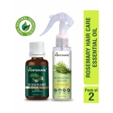 Rosemary Hair Essentials Oil 30ml - Rosemary Water Hair Spray 100ml - Combo Pack