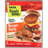 Tata Simply Better Plant-Based Burger Patty, 300g