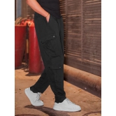 5 Pocket Black Baggy Cargo-M / Black