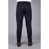 MANCREW - Blue Viscose Slim - Fit Mens Formal Pants ( Pack of 1 ) - None