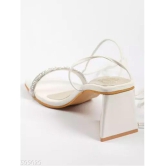 Shoetopia - White Women''s Sandal Heels - None