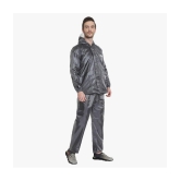 KYODO - Grey Polyester Men's Raincoat ( Pack of 1 ) - 2XL