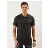 Dillinger Cotton Grey Plain Polo T Shirt - None