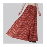 Sttoffa Red Cotton Womens Flared Skirt ( Pack of 1 ) - None