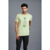 Sea Devil Printed Mint Green T-Shirt for Men L