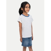 Radprix White Cotton Blend Girls T-Shirt ( Pack of 1 ) - None