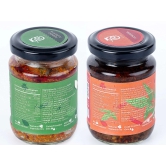 Ta Pickles | Mango Avakaya & Gongura Pickle | 150g [Pack of 2] Combo Made with Cold Pressed Oil | Homemade | Traditional Indian Taste | Natural | No