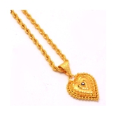 Jewar Mandi New Design Gold Plated Locket/Pendant with Rope/Rassi Chain Daily use for Men, Women & Girls, Boys - Golden