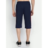 Zeffit - Navy Cotton Blend Mens Three-Fourths ( Pack of 1 ) - None