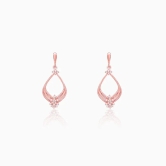 Rose Gold Princess Earrings