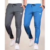 Septem Sky Blue Polyester Mens Joggers ( Pack of 2 ) - None