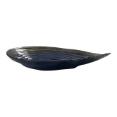 Ceramic Dining Royal Blue Sea Shell  Glazed Ceramic Serving Platter