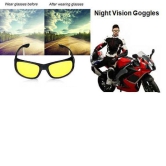 Style Smith - Day & Night Vision UV Protection HD Goggles Sunglasses Men/Women Driving Glasses Sun Glasses (Yellow) - M