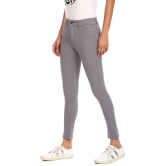 Sugr - Cotton Blend Regular Grey Women's Jeggings ( Pack of 1 ) - None