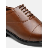 Action - Tan Mens Oxford Formal Shoes - None