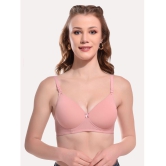 Softskin - Multicolor Nylon Heavily Padded Women's T-Shirt Bra ( Pack of 3 ) - None