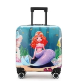 Space / Mermaid / Unicorn Theme Trolley Bag for Kids - A Fun and Secure Travel Companion-Mermaid