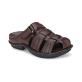 softio Brown Flip Flops - 10