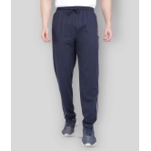 Neo Garments - Navy Blue 100% Cotton Mens Trackpants ( Pack of 1 ) - L