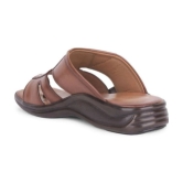 Liberty Tan Mens Leather Slipper - None