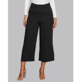 Addyvero - Black Cotton Blend Wide Leg Womens Casual Pants ( Pack of 1 ) - None