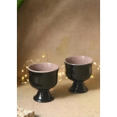 Black Ice Cream Goblet-Set of four