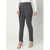 Smarty Pants Grey Cotton Straight Womens Formal Pants ( Pack of 1 ) - None