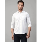 UrbanMark Cotton Blend Slim Fit Solids Full Sleeves Mens Casual Shirt - White ( Pack of 1 ) - None